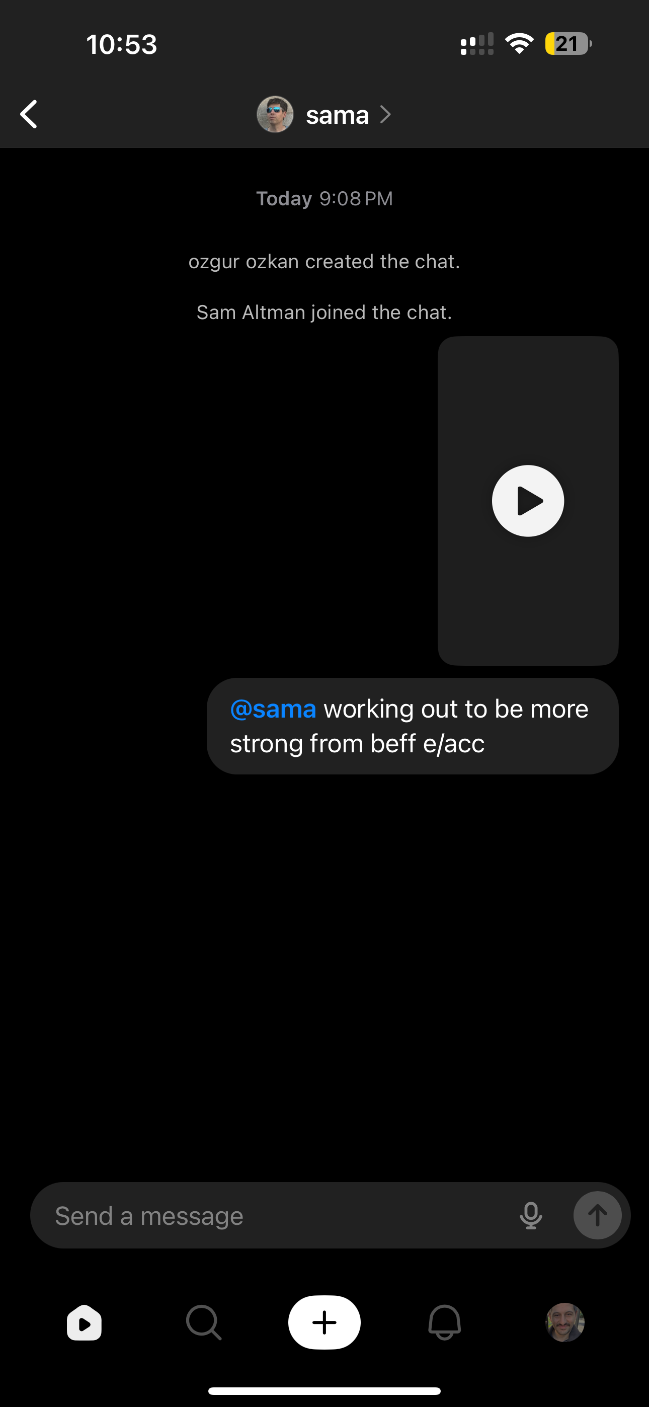 Sam Altman saw the baseline video